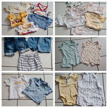 lot de vêtements printemps/été 6mois 67 cm