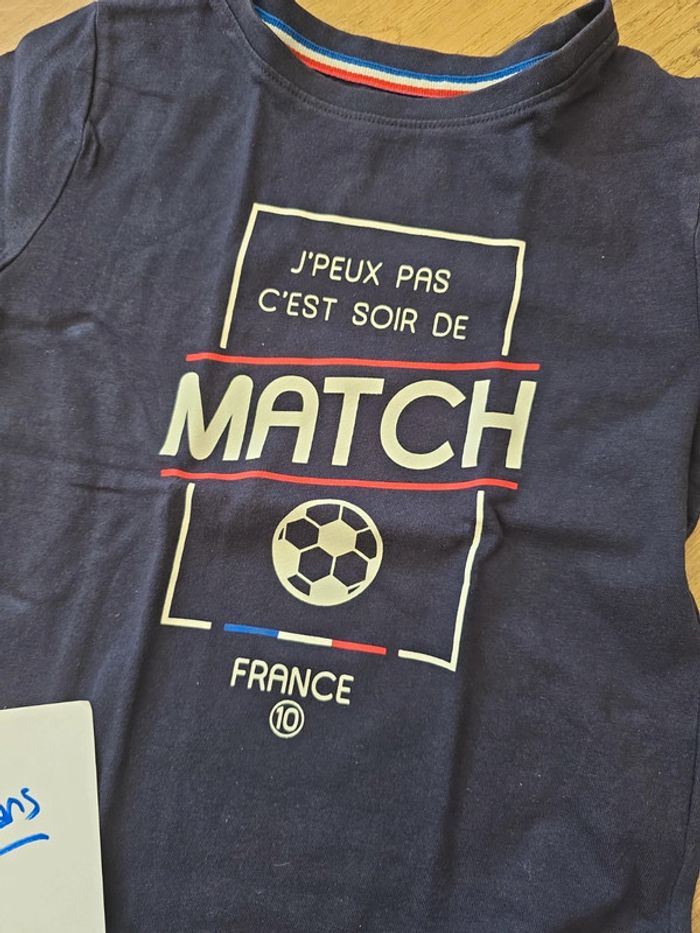 Tee shirt kiabi foot 5 ans - photo numéro 2