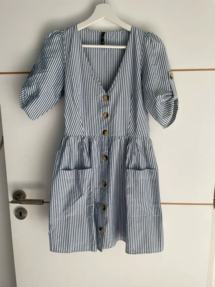 Robe à rayures XS Zara