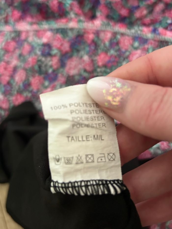 Robe imprimée à manches courtes Lilie Rose taille M/L jamais portée - photo numéro 10