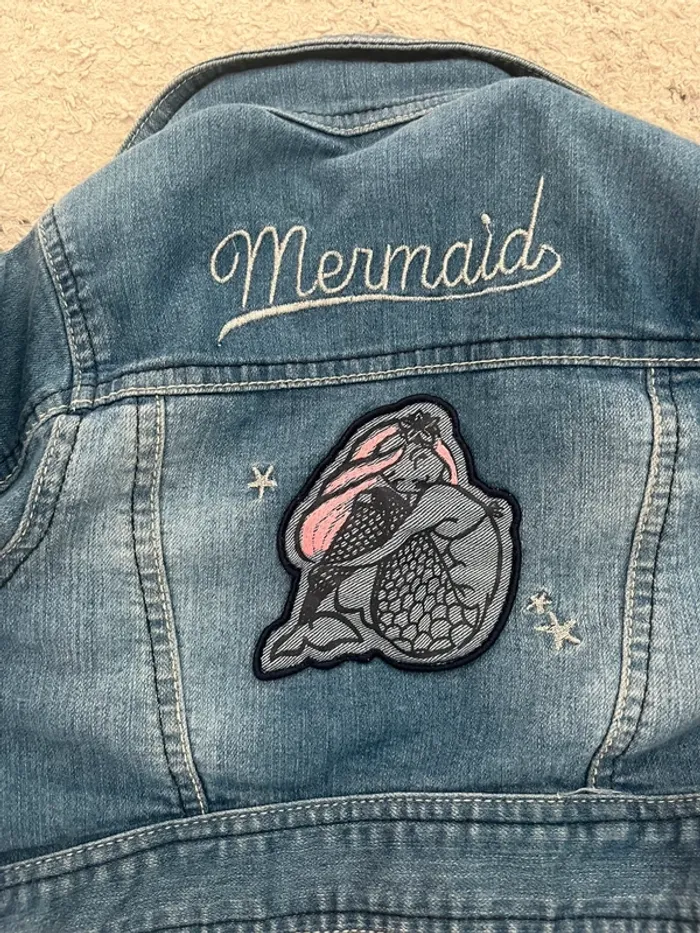 Veste en jeans petite fille - photo numéro 3