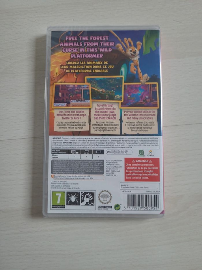 jeu switch Nintendo Marsupilami neuf - photo numéro 6
