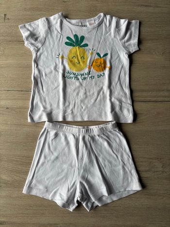 Pyjama short mixte