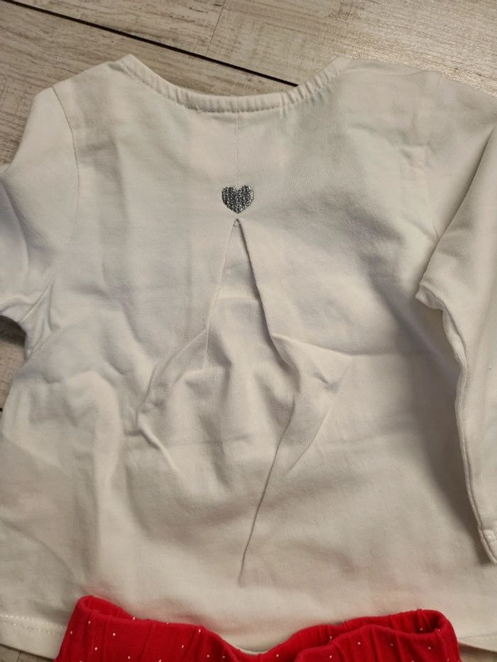 Ensemble bébé fille 6 mois obaibi neuf - photo numéro 3