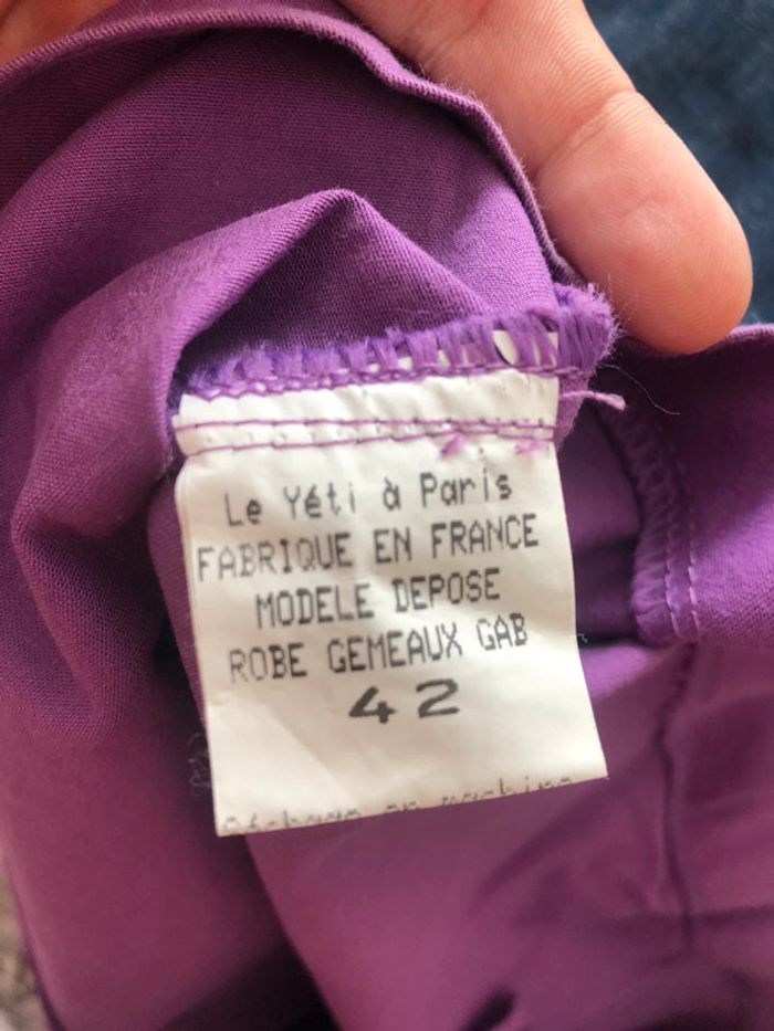Robe violette sans manches - photo numéro 4
