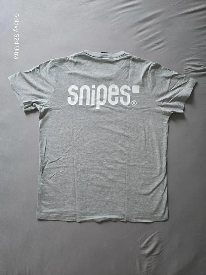 T-shirt SNIPES, gris clair - Style Streetwear / Casual - photo numéro 4