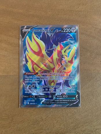 Carte Pokemon Zamazenta Full Art 163/172