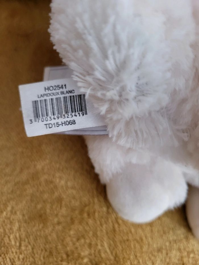 Peluche lapidoux blanc - photo numéro 6