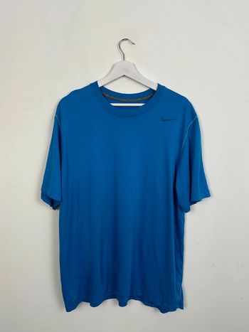 T-shirt Nike Dri-FIT Bleu Clair Homme XL | Très Bon État | Respirant & Technique | TN53