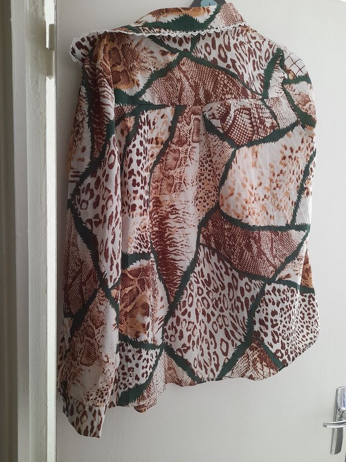 Chemise femme marron clair - photo numéro 3