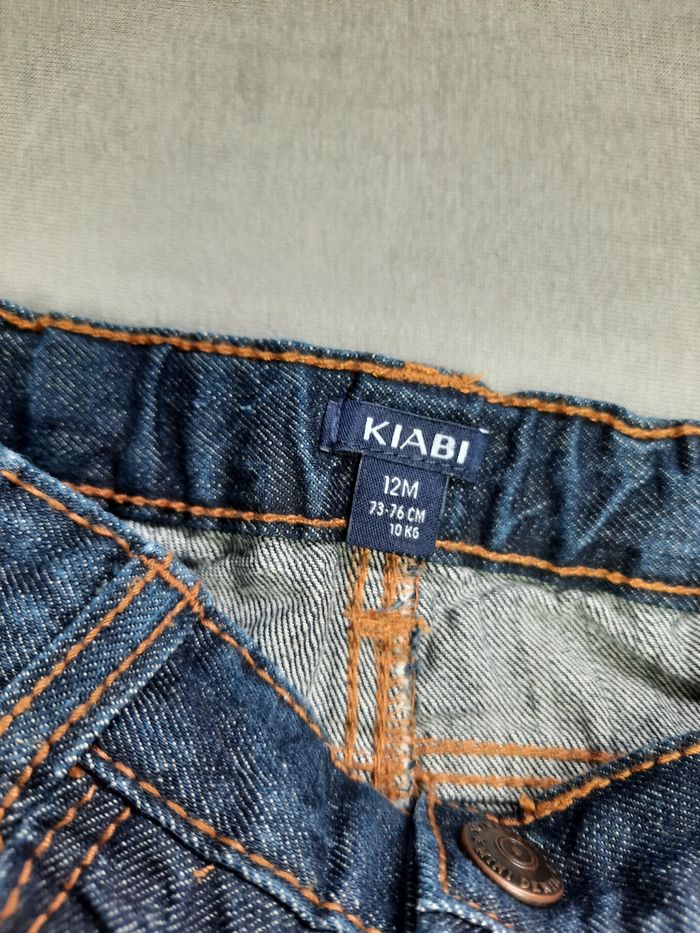 Lot 2 pantalons bébé 12 mois - photo numéro 3