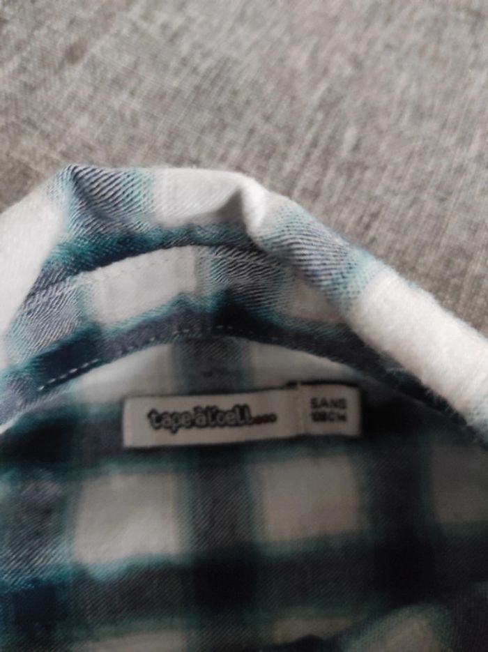 Chemise à carreaux tape à l'oeil 5 ans - photo numéro 2