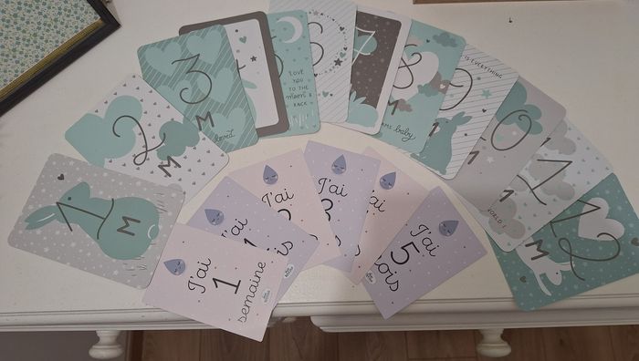 Cartes étapes âge bébé