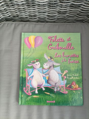 Joli livre "Folette et Gribouille"