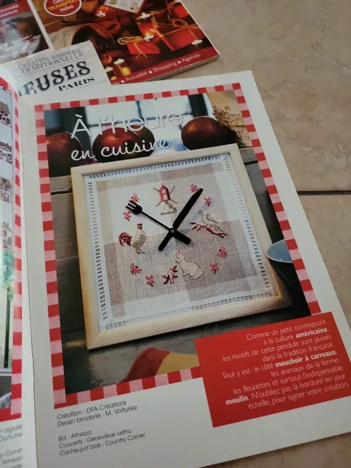 Lot de 7 revues de broderie - photo numéro 4