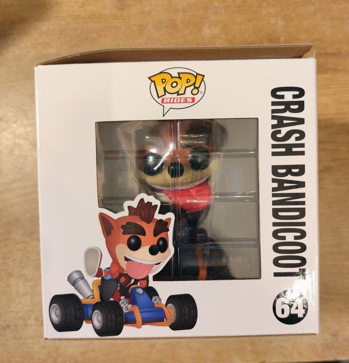 Figurine Funko Pop Rides Crash Bandicoot 64 en TBE - photo numéro 4