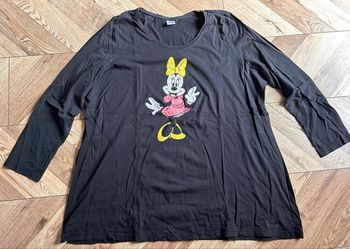 T-shirt manches longues Minnie Disney - Noir