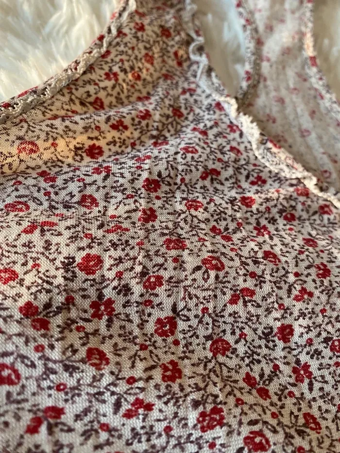 Débardeur à fleurs Mango taille S - photo numéro 4