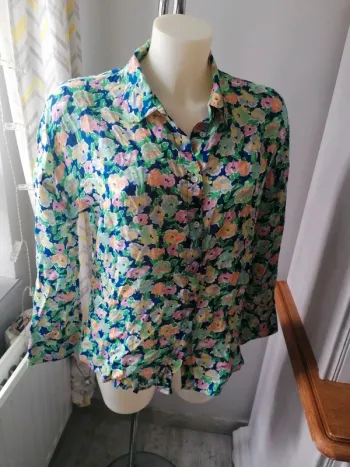 Chemise fleurie c'est beau la vie 38
