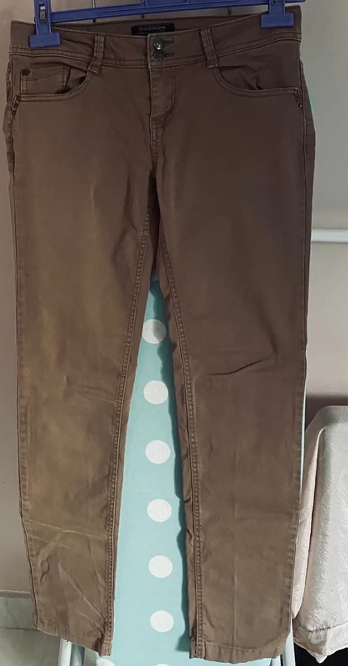 # pantalon Bonobo marron# - photo numéro 3
