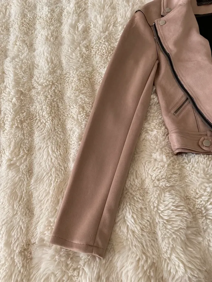 Perfecto court rose poudré taille 34 - photo numéro 8