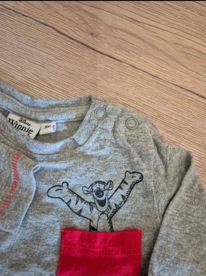 T-shirt manches longues 1-3 mois - photo numéro 3