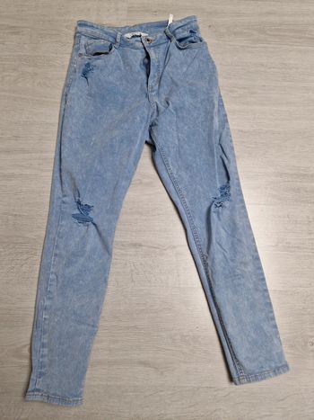 Jean pantalon 12 ans h&m bleu troué