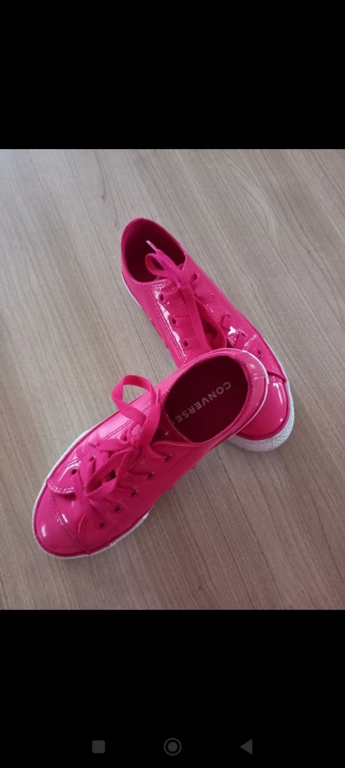 Converse rose - photo numéro 2