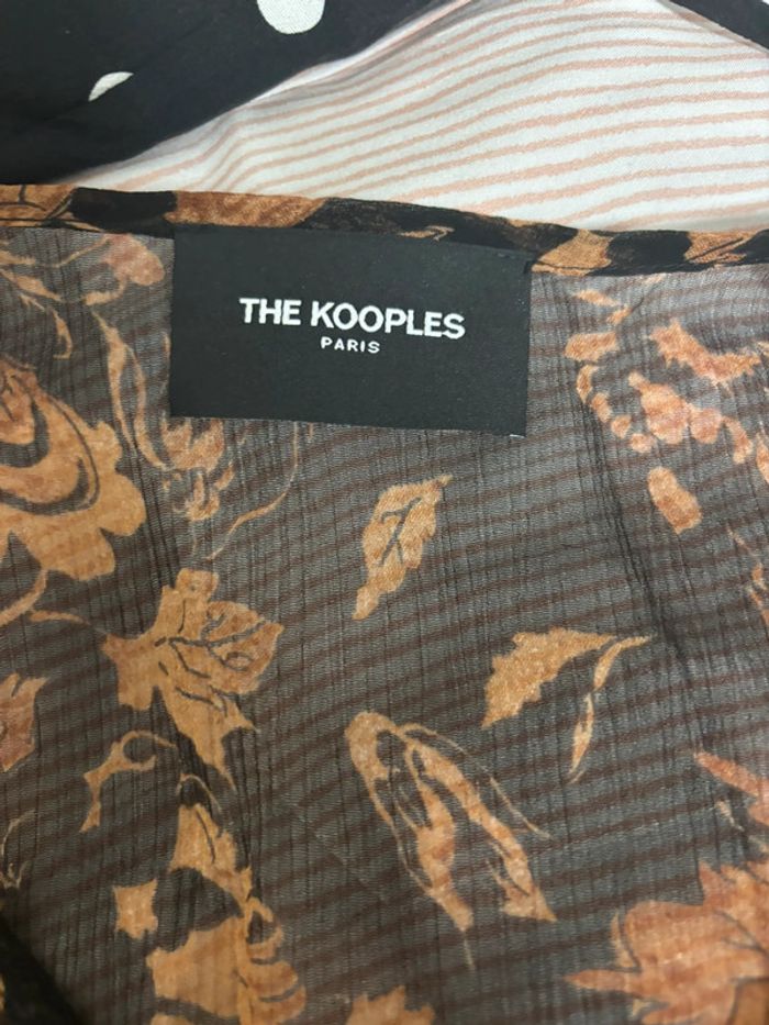 Robe d’été neuve The Kooples noire et marron - Taille 1 - photo numéro 9