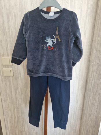 🎯 Ensemble pyjama garçon - Vertbaudet/Petit Bateau - Taille 3 ans - Coton/Ployester