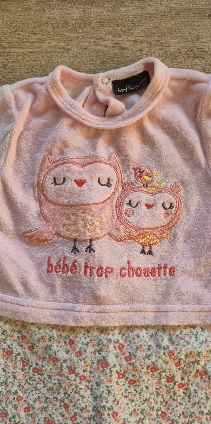 Pyjama velours 12 mois 🌸 - photo numéro 4