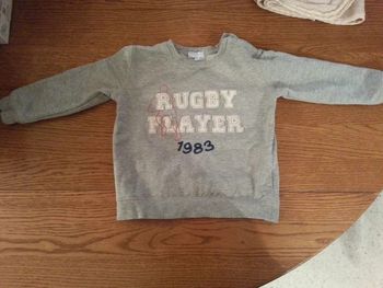 Sweat gris 2 ans