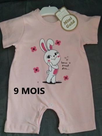 combinaison bébé fille