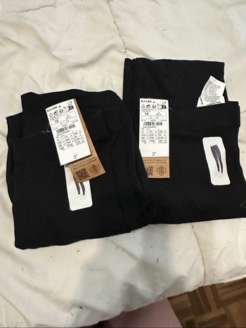 Lot de 2 leggings noir neuf 10 ans