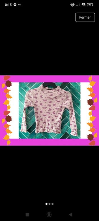 🌺🩷 sous pull Taille 6ans marque FPC 🩷