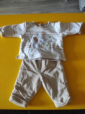 Pijama chaud 2 pièces