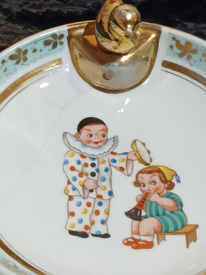 Ancienne assiette à bouillie - photo numéro 2