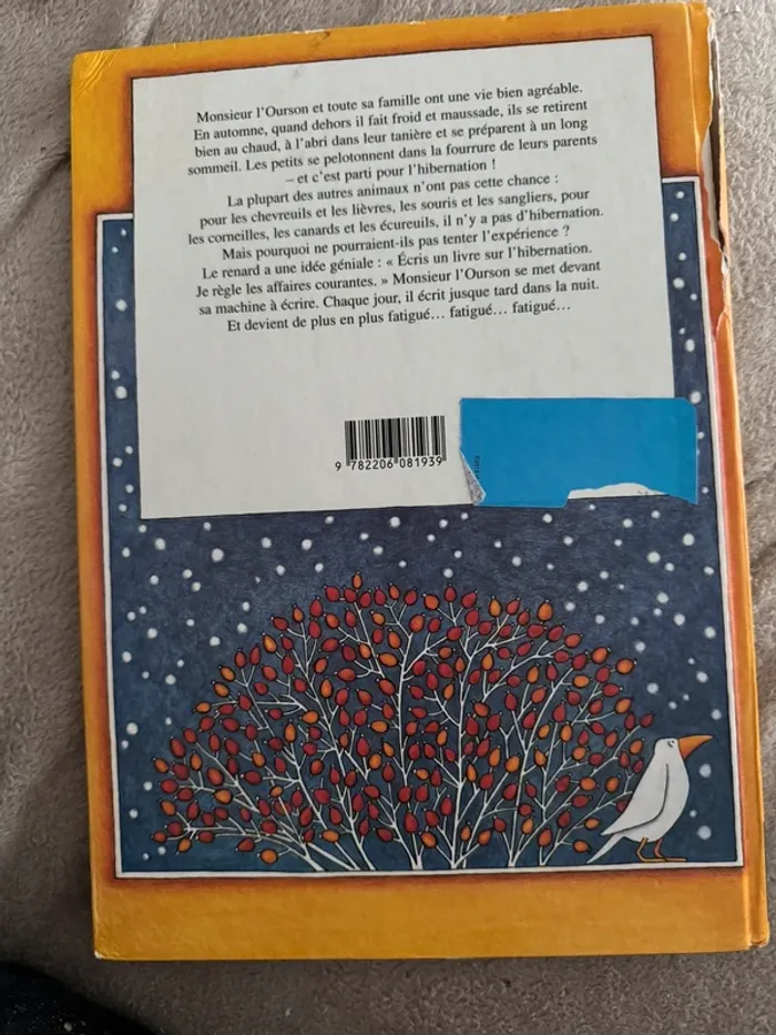 Livre pourquoi monsieur l’ourson ne peut il pas dormir ? - photo numéro 3