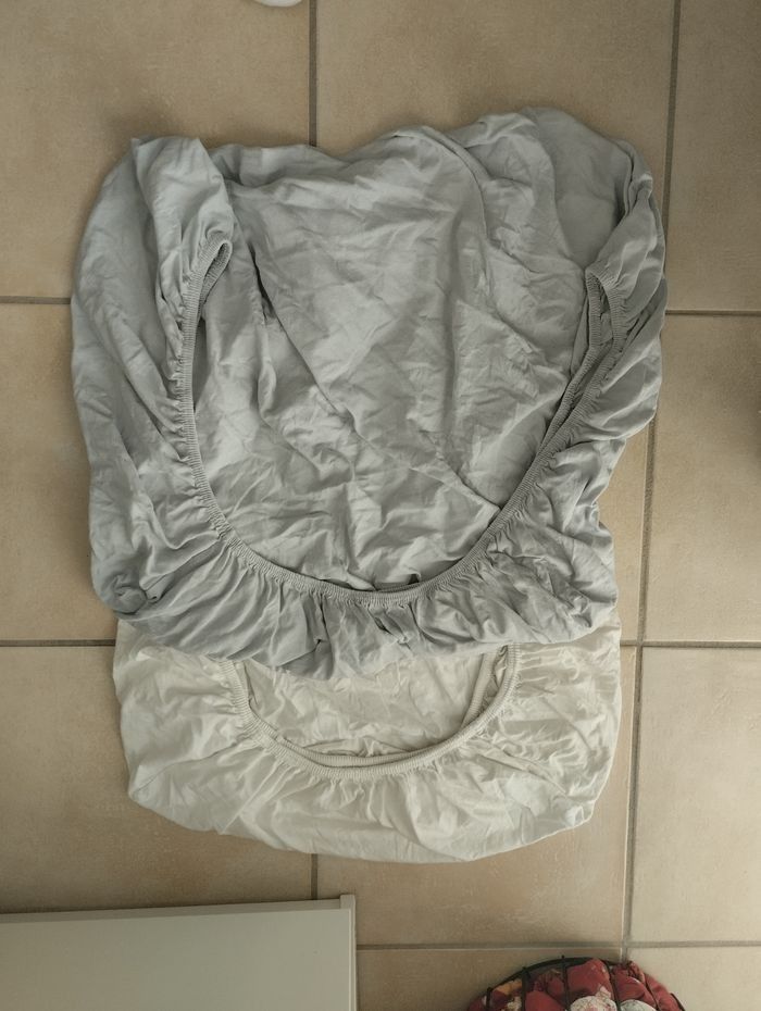 Draps  housse 120* 60cm.