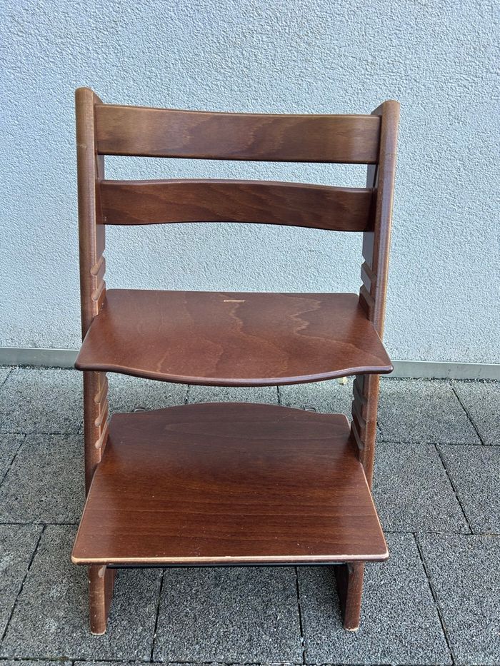 Chaise Tripp Trapp Stokke marron - photo numéro 3