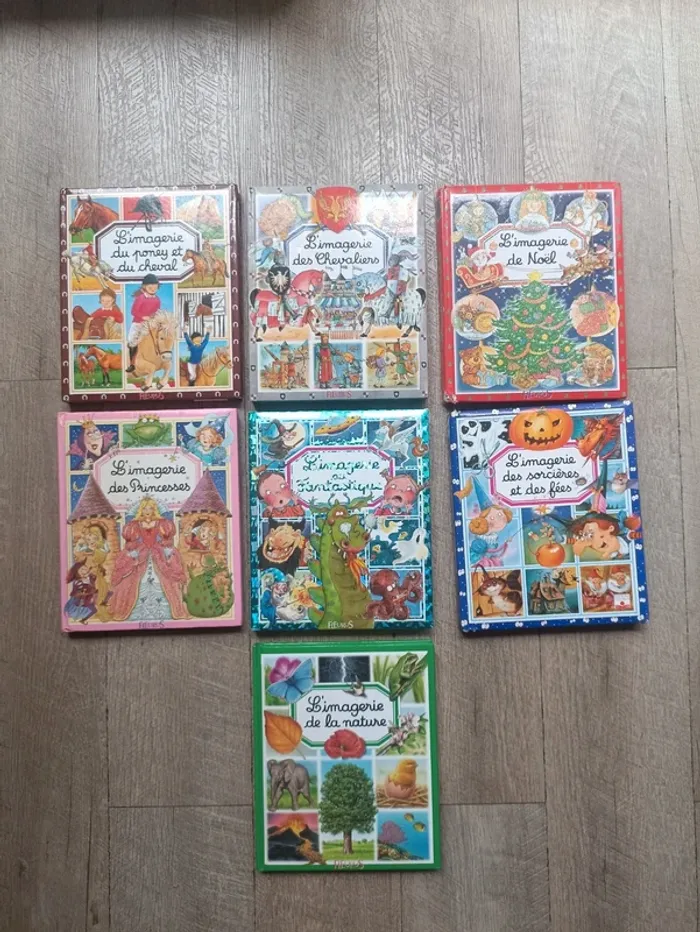 Lot de 7 livres l'imagerie pour enfant