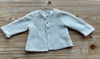 Gilet maille blanche Verbaudet 6 mois