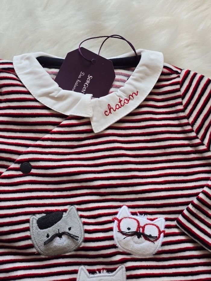 NEUF (non porté)🏷🤩😍🤎 superbe pyjama doux et chaud 9 mois garçon 🤩🤎😍 - photo numéro 4
