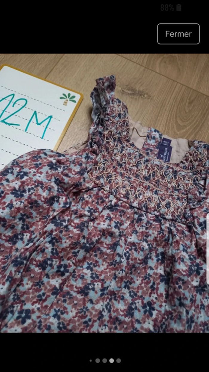 Robe mi saison été 9-12 mois sergent major - photo numéro 5