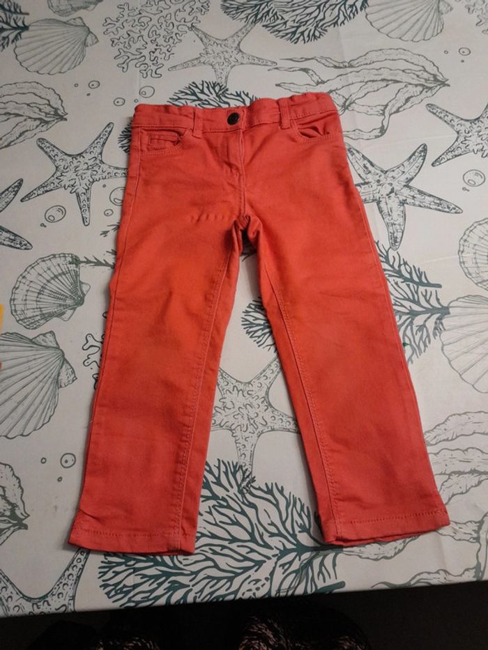 Pantalon orange corail
