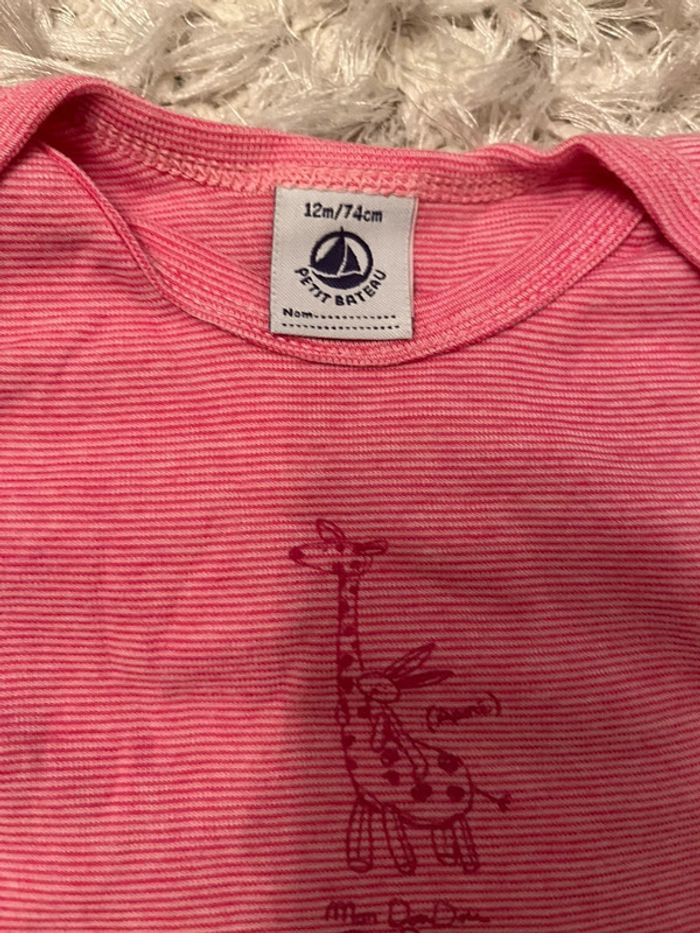 Body bébé fille petit bateau 12 mois - photo numéro 2