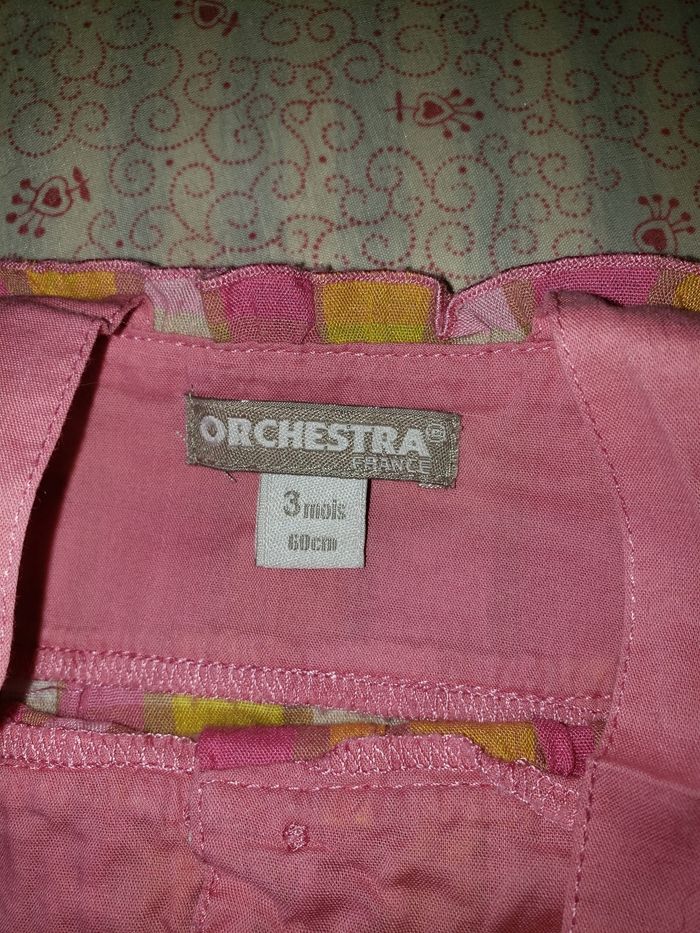 Salopette à bretelles orchestra taille 3 mois - photo numéro 3