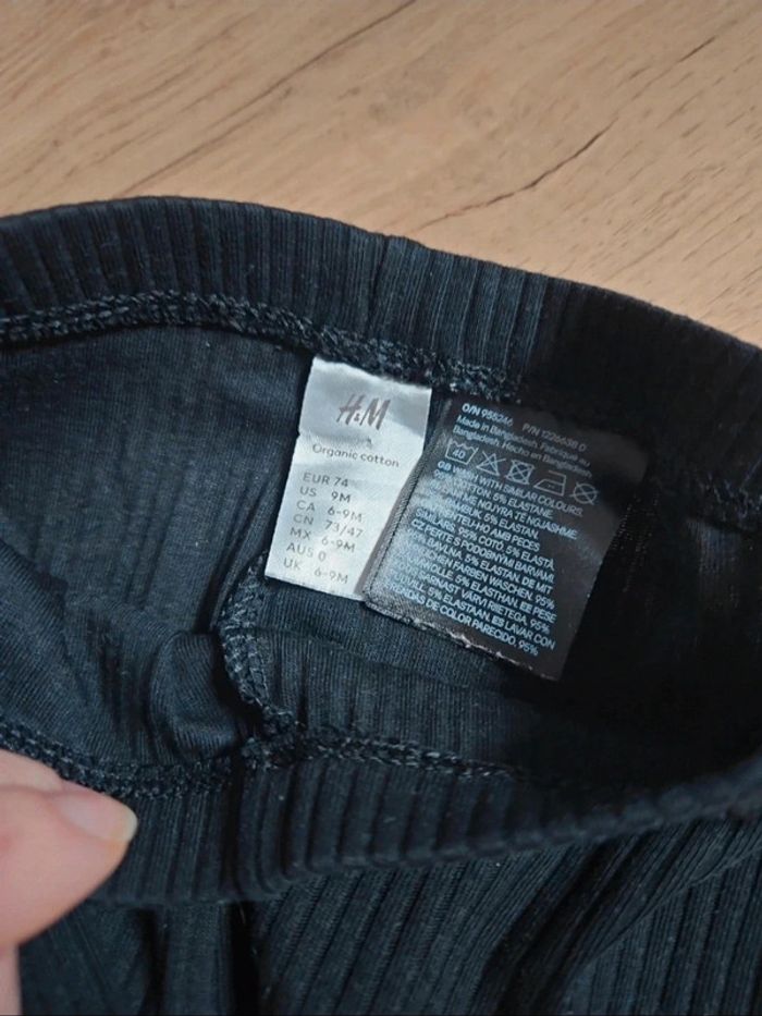 Legging côtelé h&m 74cm - photo numéro 2
