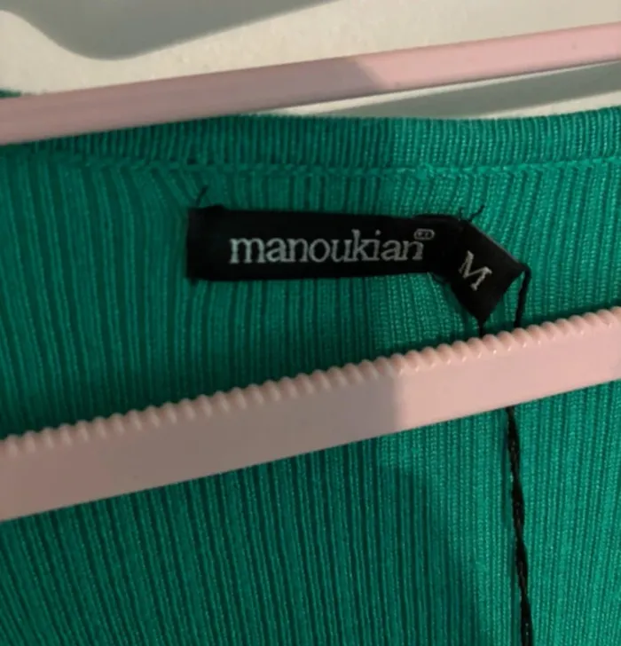 💚 Robe Manoukian verte – Neuve avec étiquette – Taille M - photo numéro 3