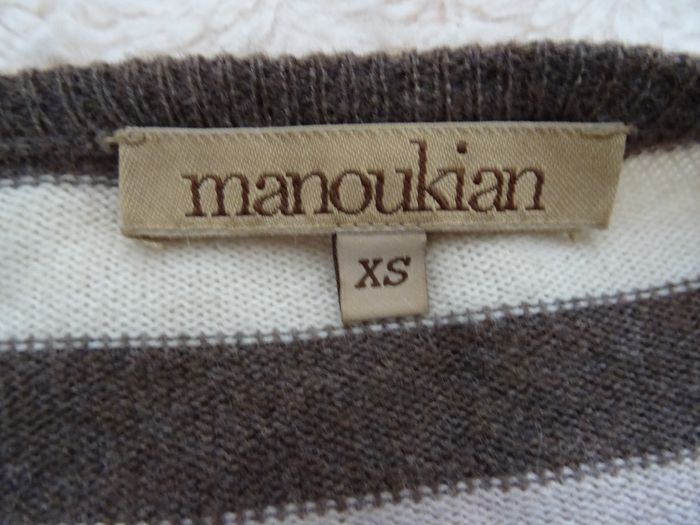 Cardigan Manoukian taille XS avec col en cascade - photo numéro 3